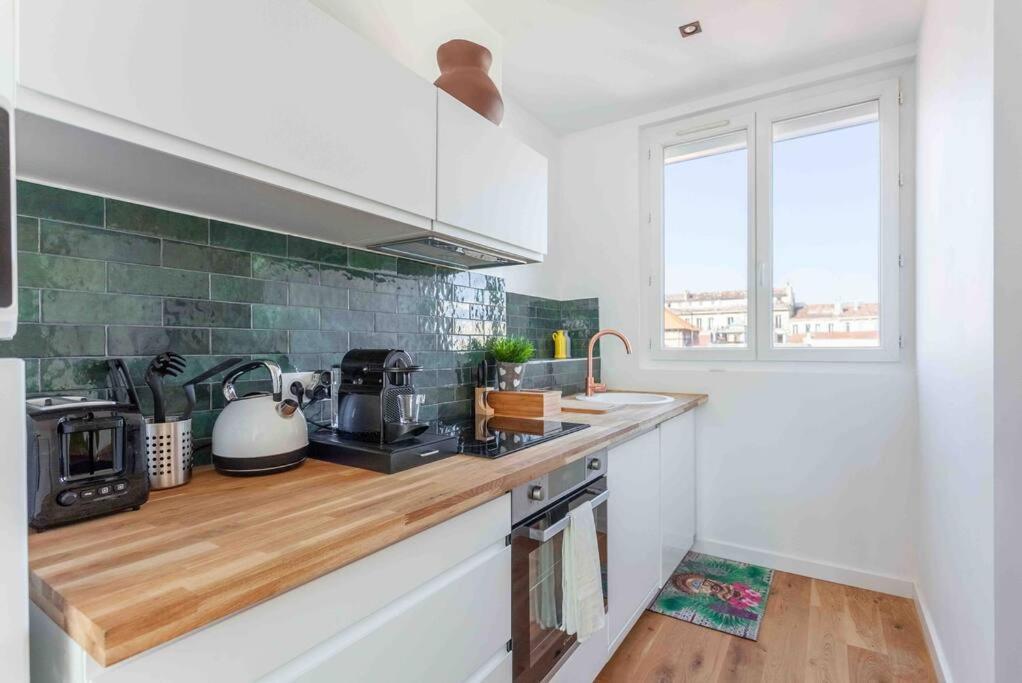 Le Lulli - Un T2 Moderne Et Epure Apartment Marseille Bagian luar foto